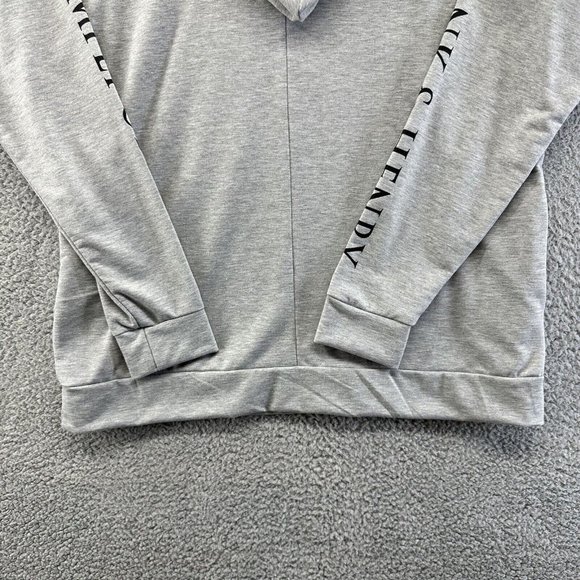 Hank & Henry Hoodie Women's Large Gray "Simply Obsessed" Lightweight Hoodie - Picture 11 of 12